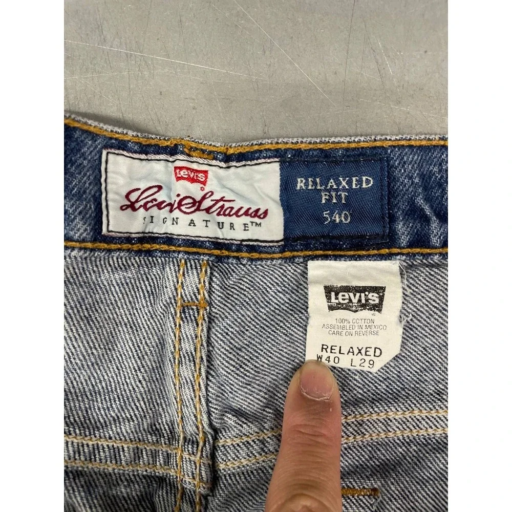 Vintage Levis 540‎ Relaxed Fit Jeans Mens 40x29 (Actual 38x29) Orange Tab